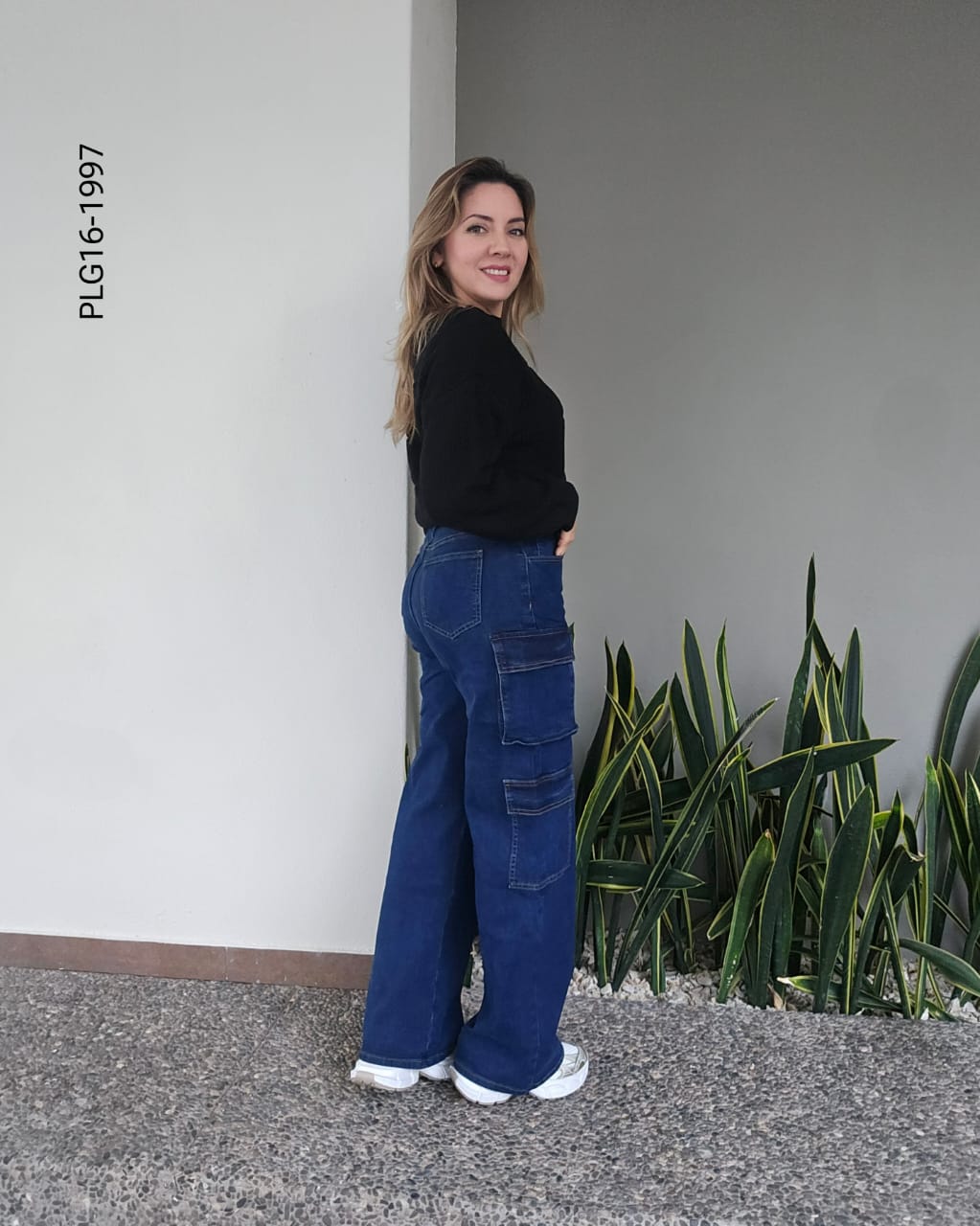 Pantalón de mezclilla cargo P 1997