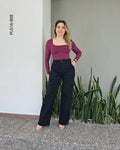 Pantalón cargo negro  P 808