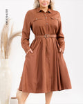 Vestido camisero midi talla extras S 6101