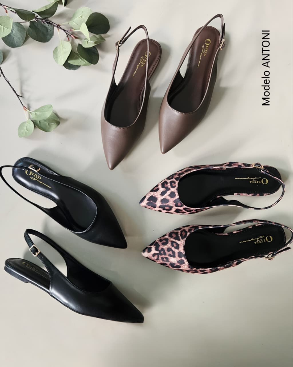 Calzado slingback ANTONI