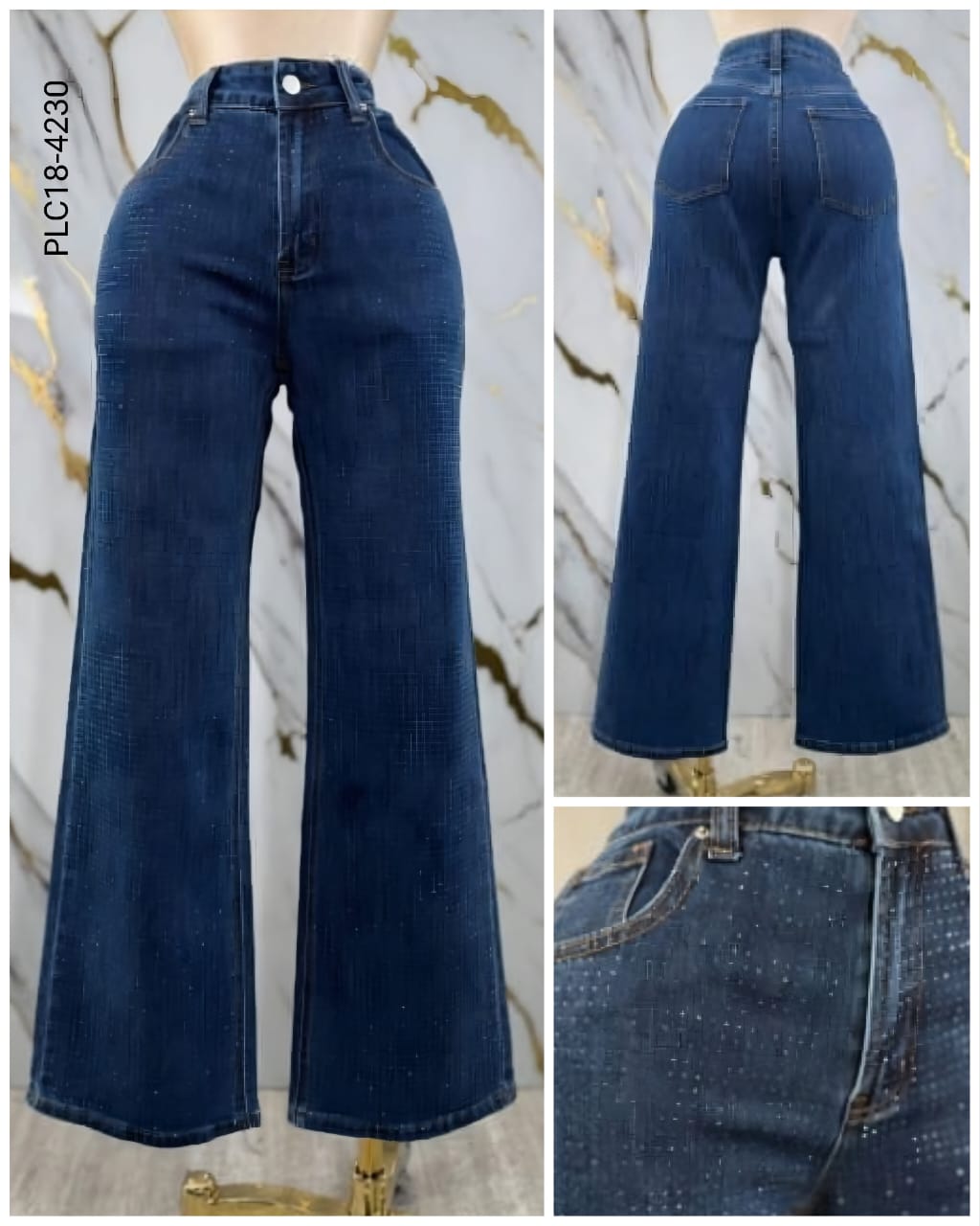 Pantalón de mezclilla acampanado R 4230