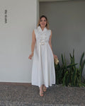 Vestido estilo gabardina sin mangas R 766