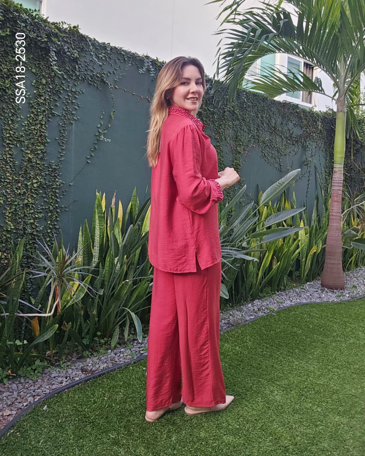 Set blusa camisera y pantalón R 2530