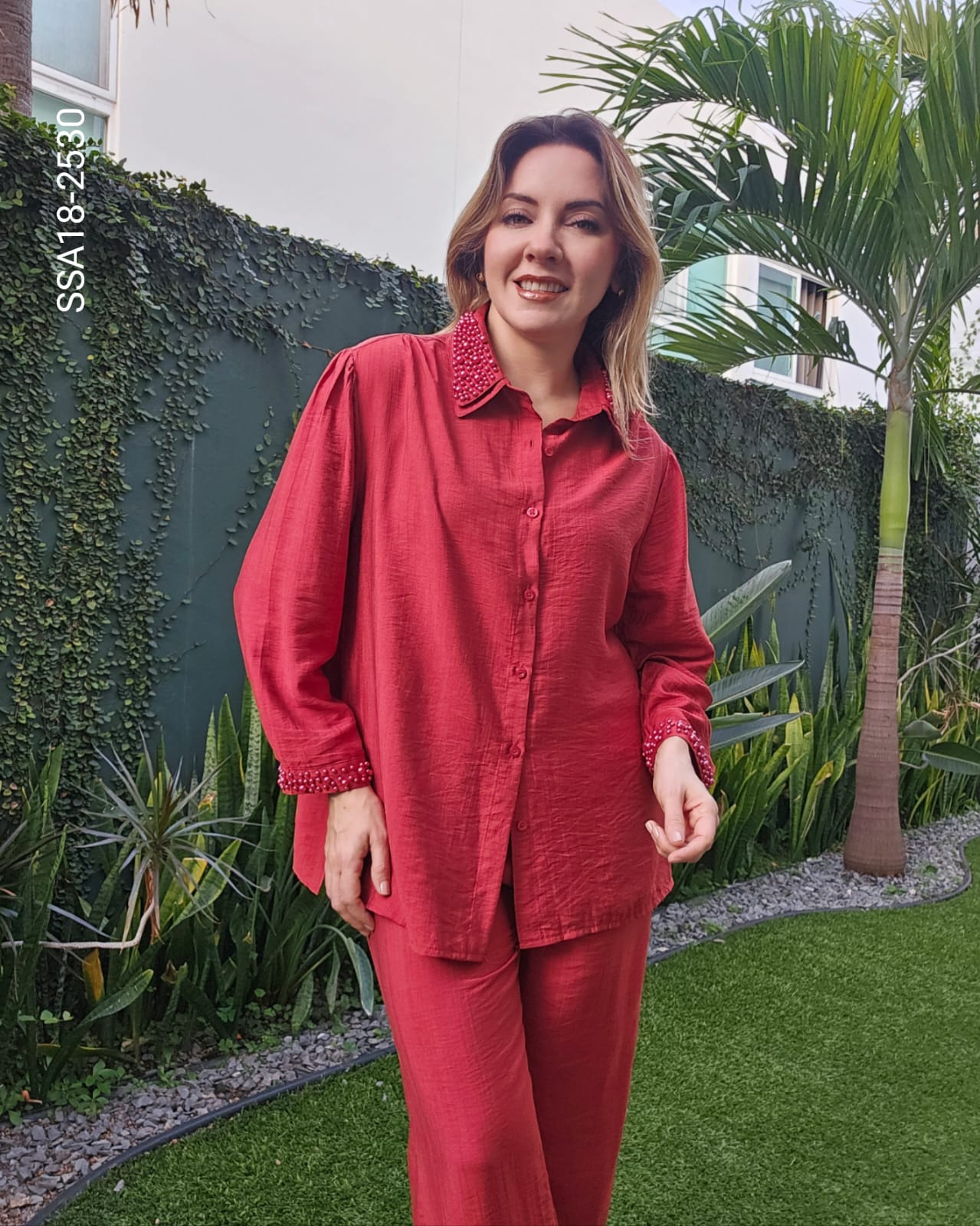 Set blusa camisera y pantalón R 2530