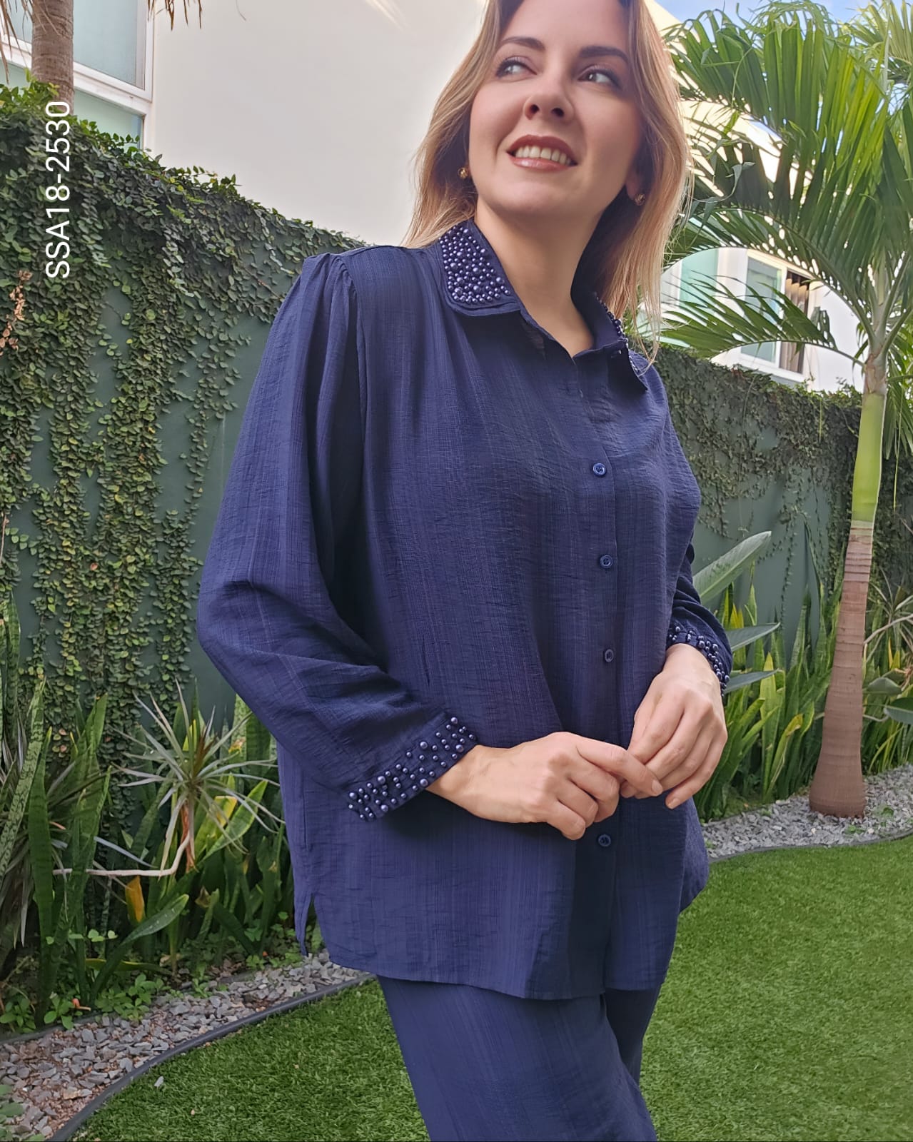 Set blusa camisera y pantalón R 2530