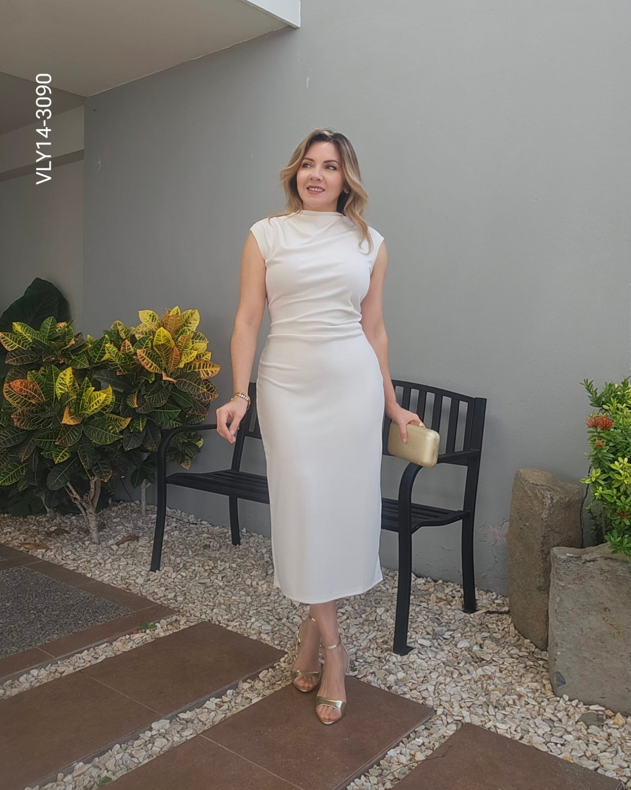 Vestido midi corte bodycon N 3090