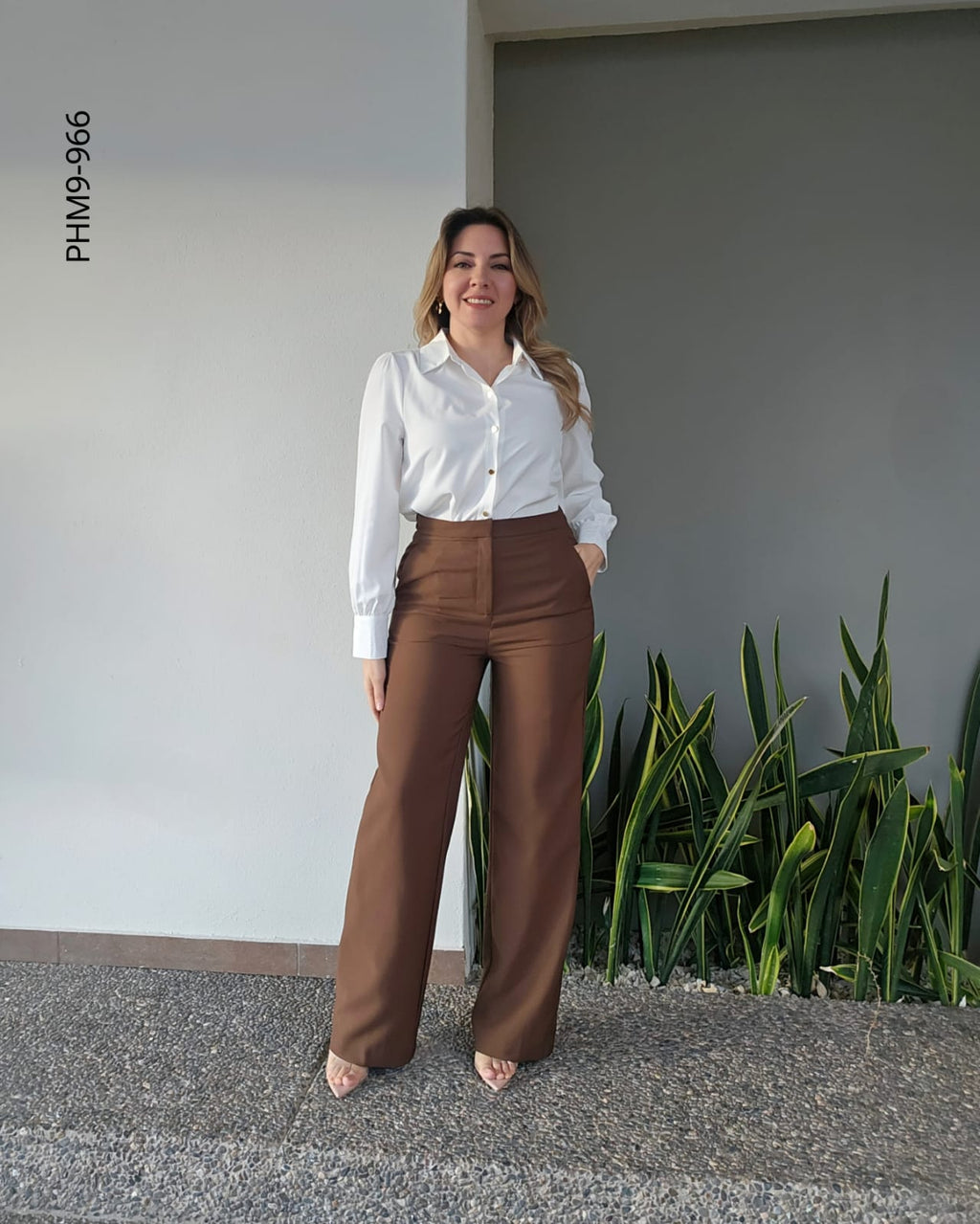 Pantalón tiro alto formal I 966