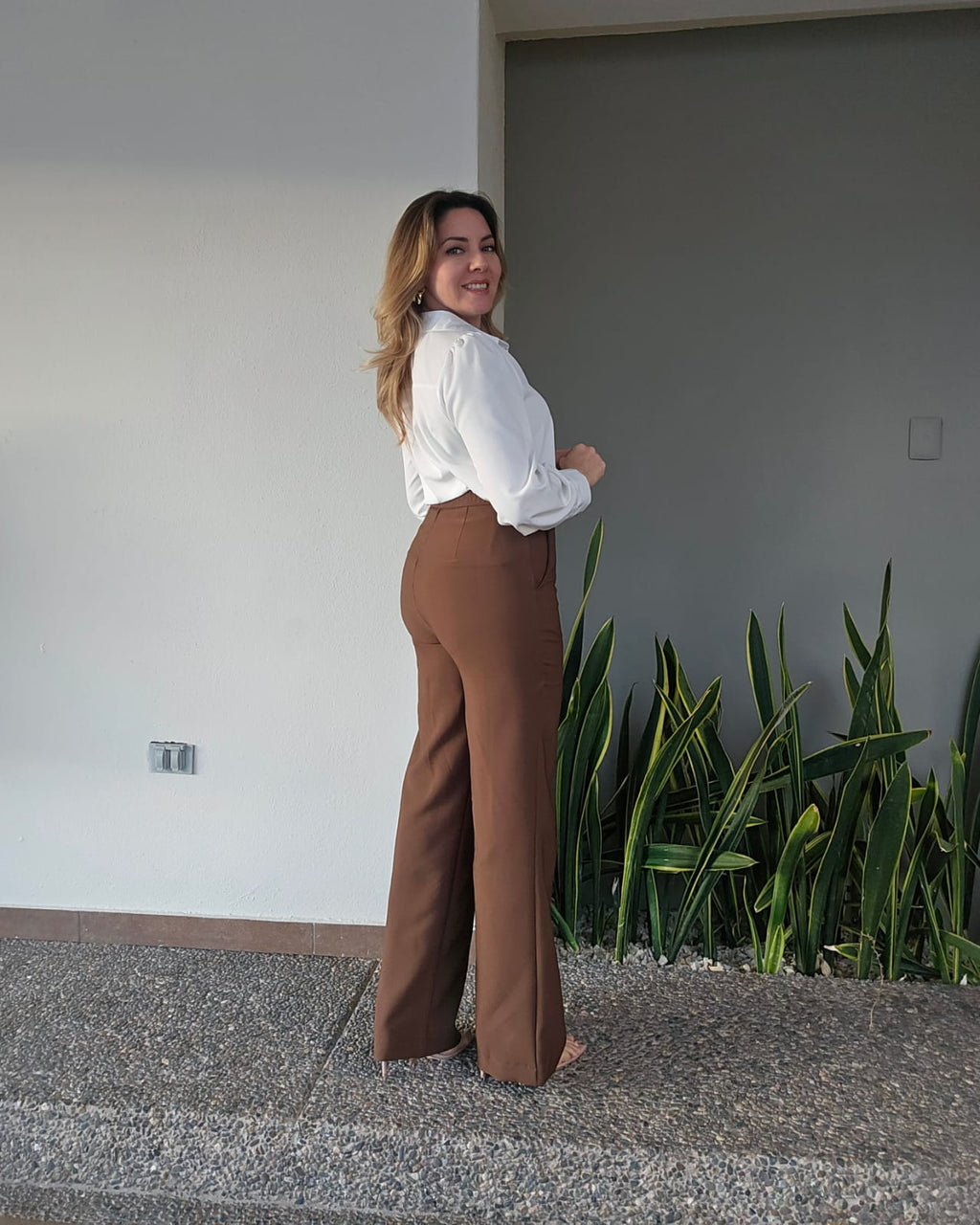 Pantalón tiro alto formal I 966