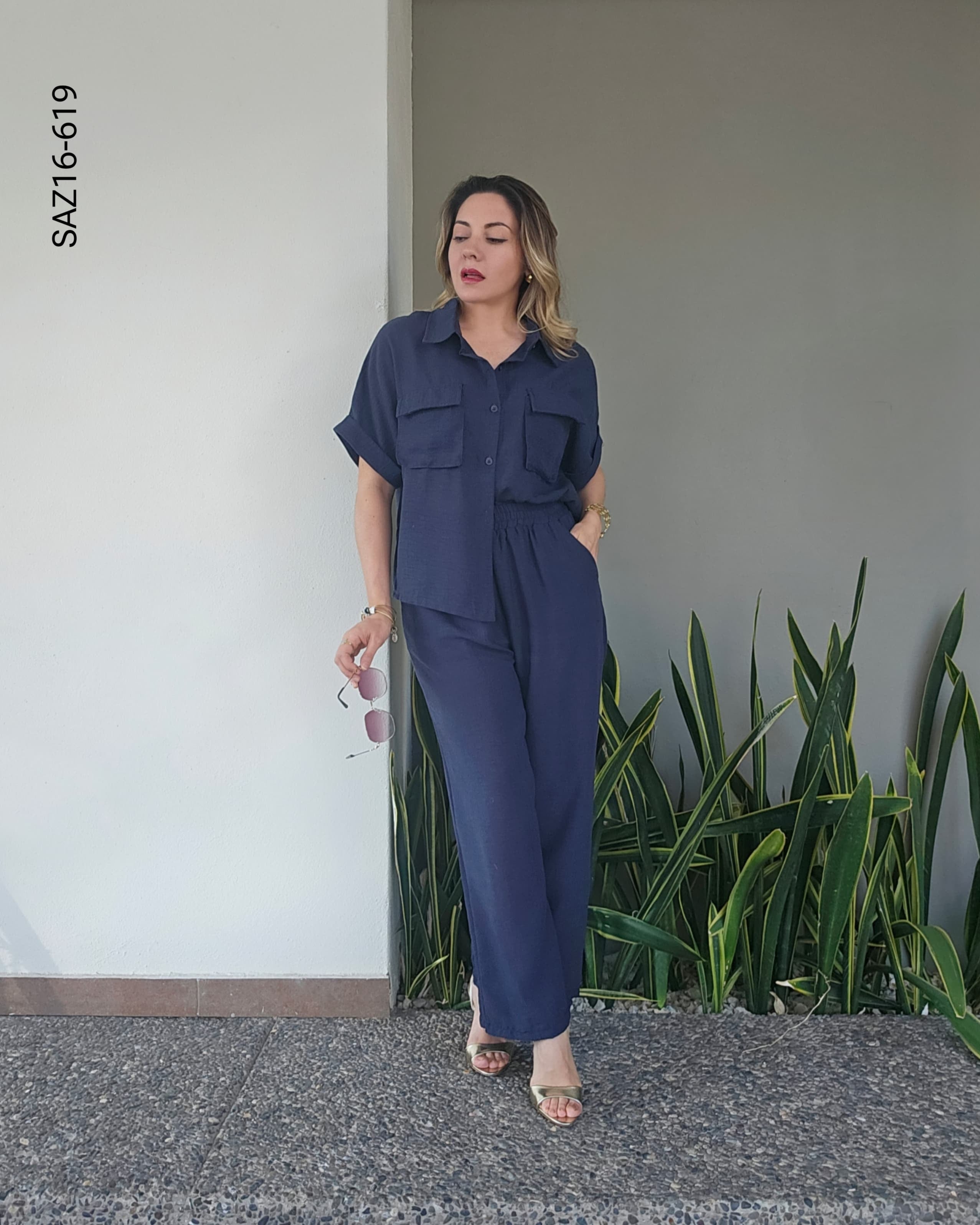Set de camisa manga corta  y pantalón P 619