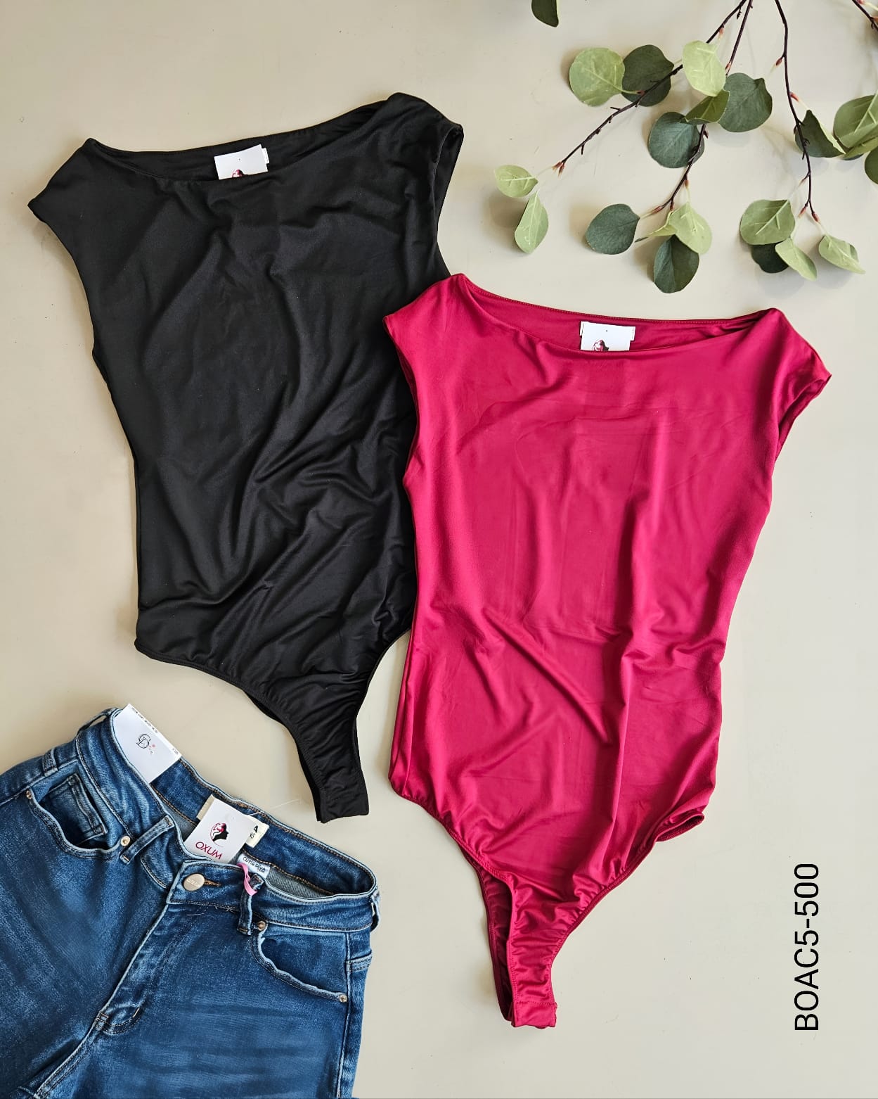 Body cuello barco con strech  E 500