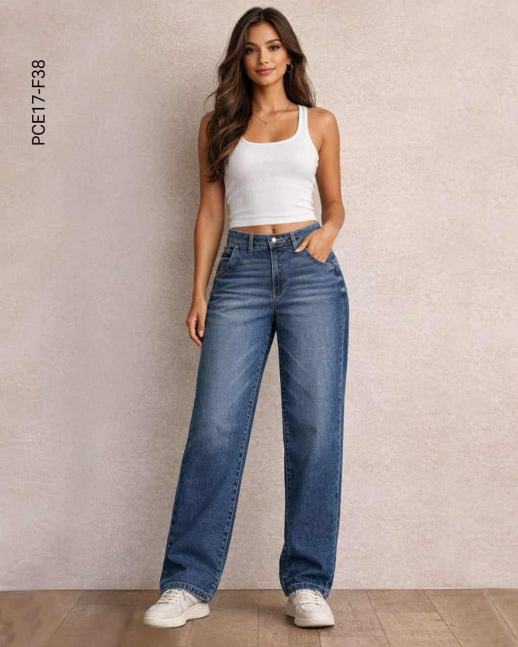 Jeans High-Rise Wide Leg Q F38