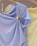 Blusa escote asimétrico detalle metálico H 1940