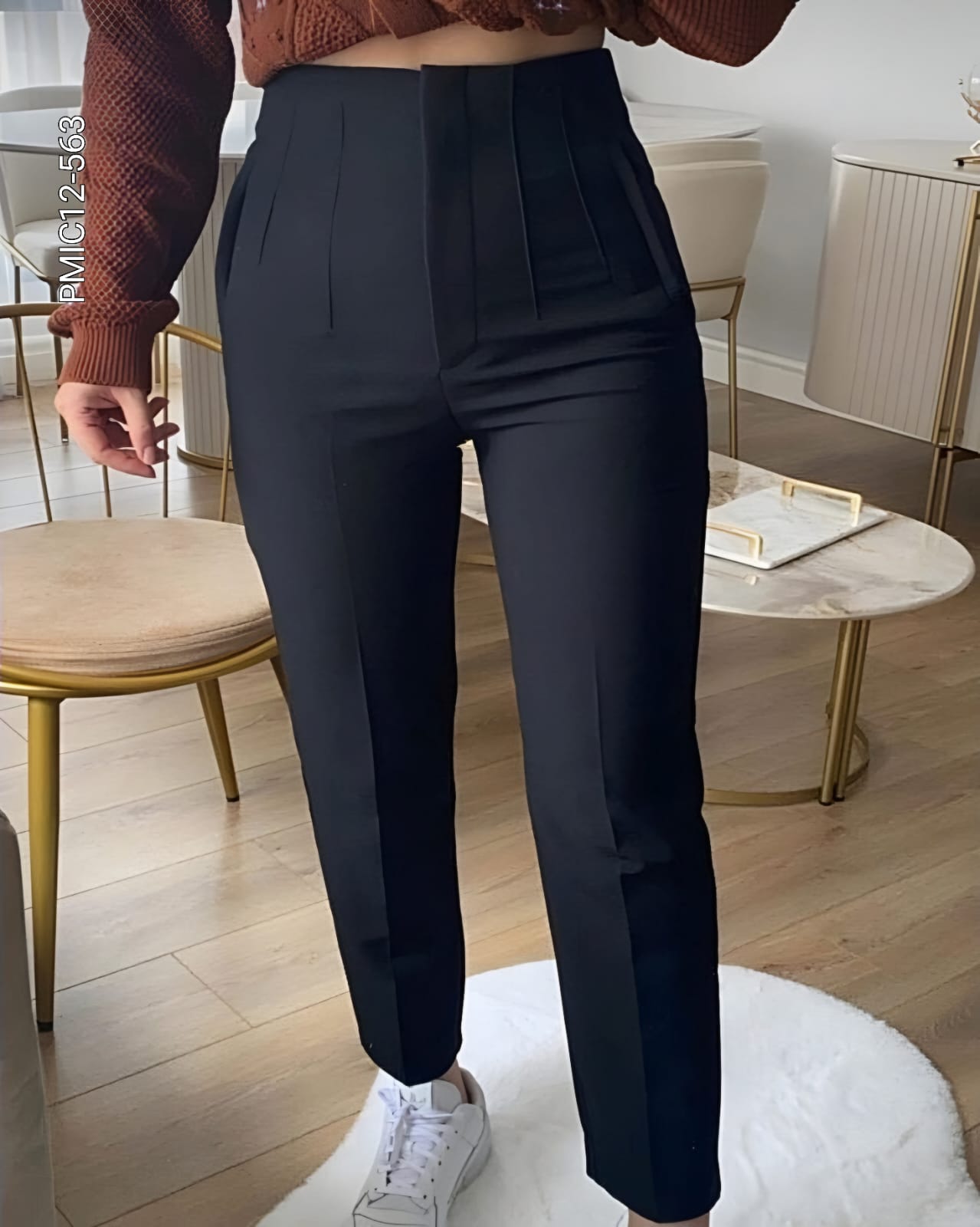 Pantalón Sastre Tiro Alto con Pretina Corset L 563