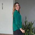 Blusa manga larga corte casual K 929
