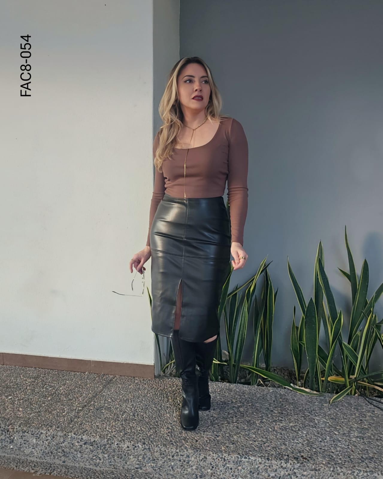 FAC8.054 Falda midi