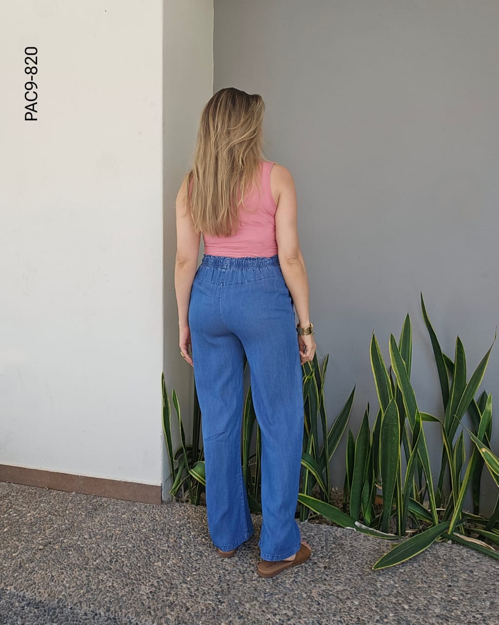 Pantalon ligero elastico en cintura I 820