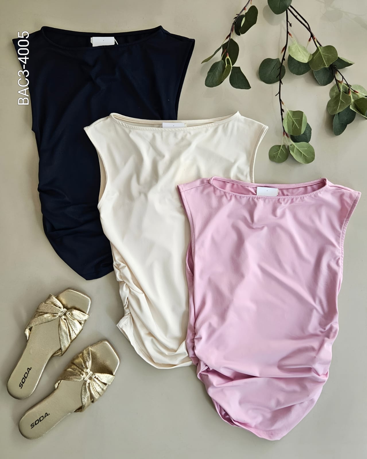 Blusa licra sin mangas C 4005
