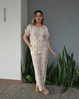 Set de blusa y pantalon black and white N 1272
