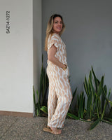 Set de blusa y pantalon black and white N 1272
