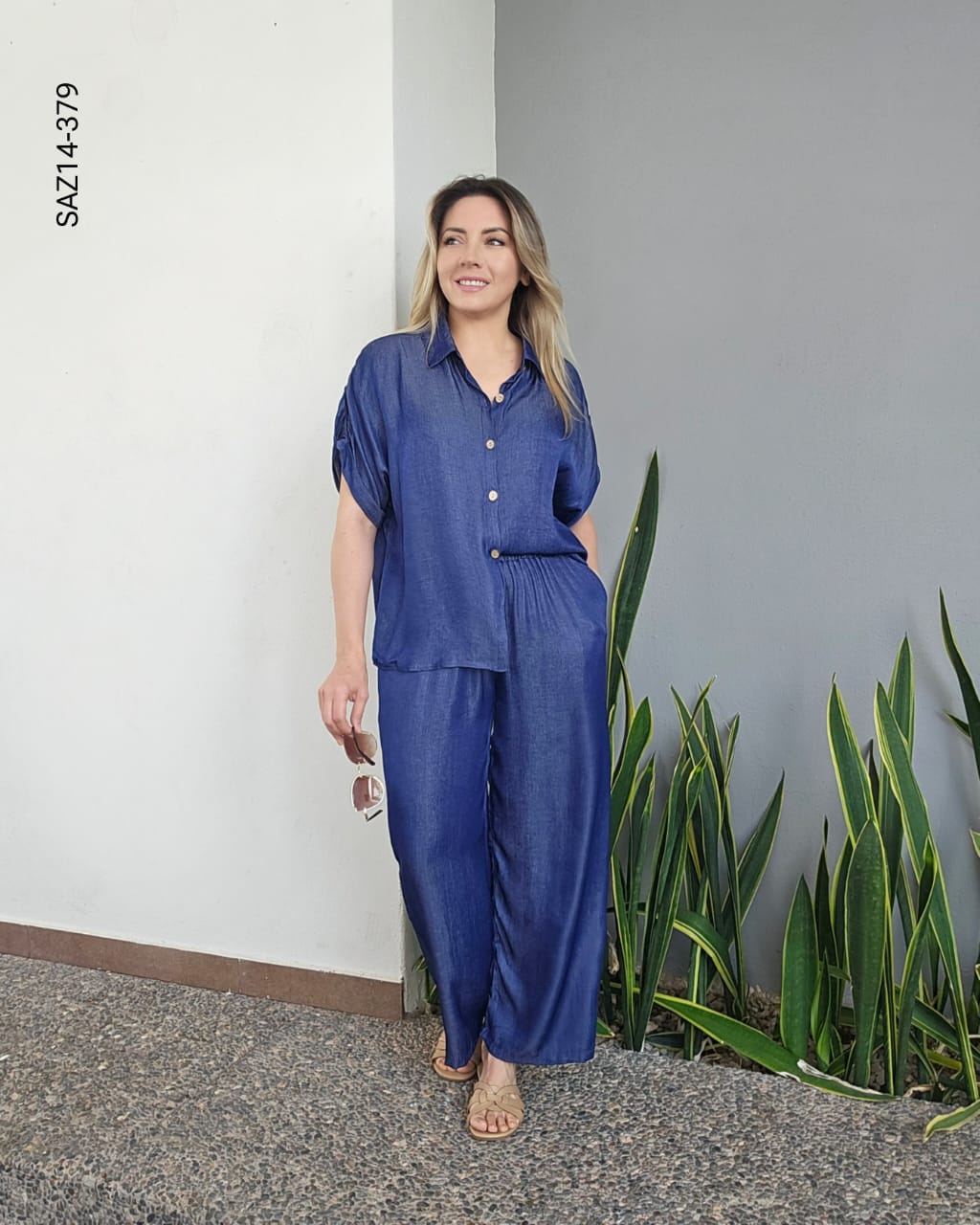 Set de Blusa y Palazzo  N 379