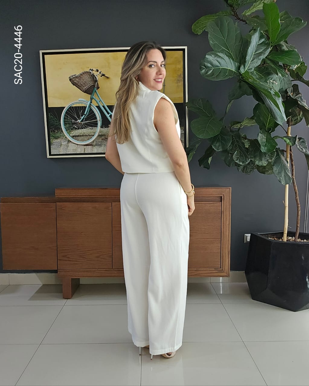 Set de chaleco y pantalon T 4446