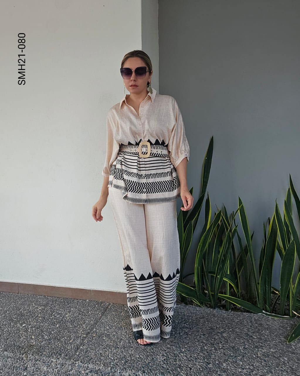 Set de Blusa camisera y pantalon U 080
