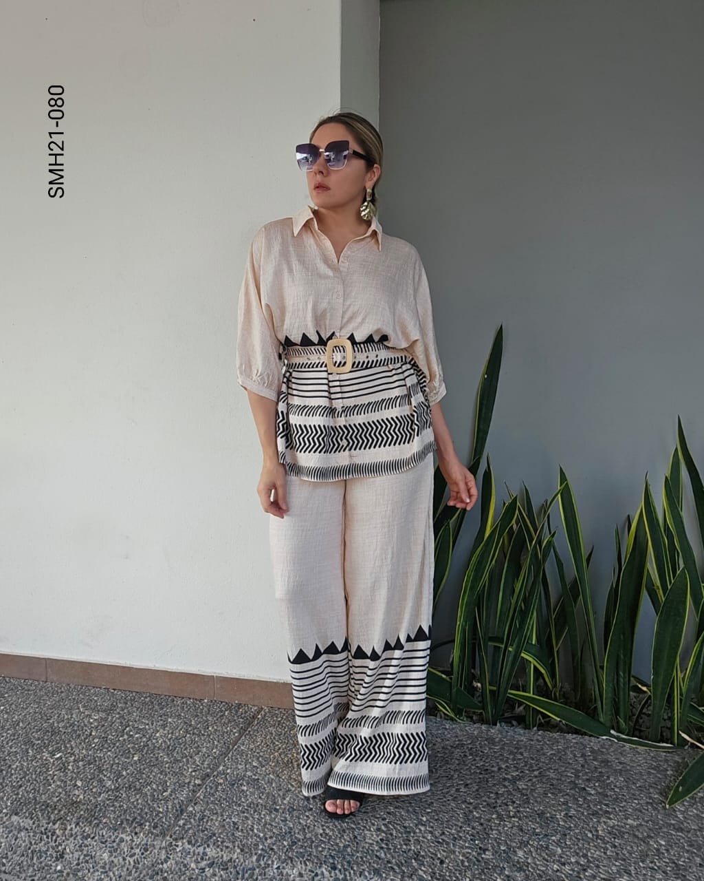 Set de Blusa camisera y pantalon U 080