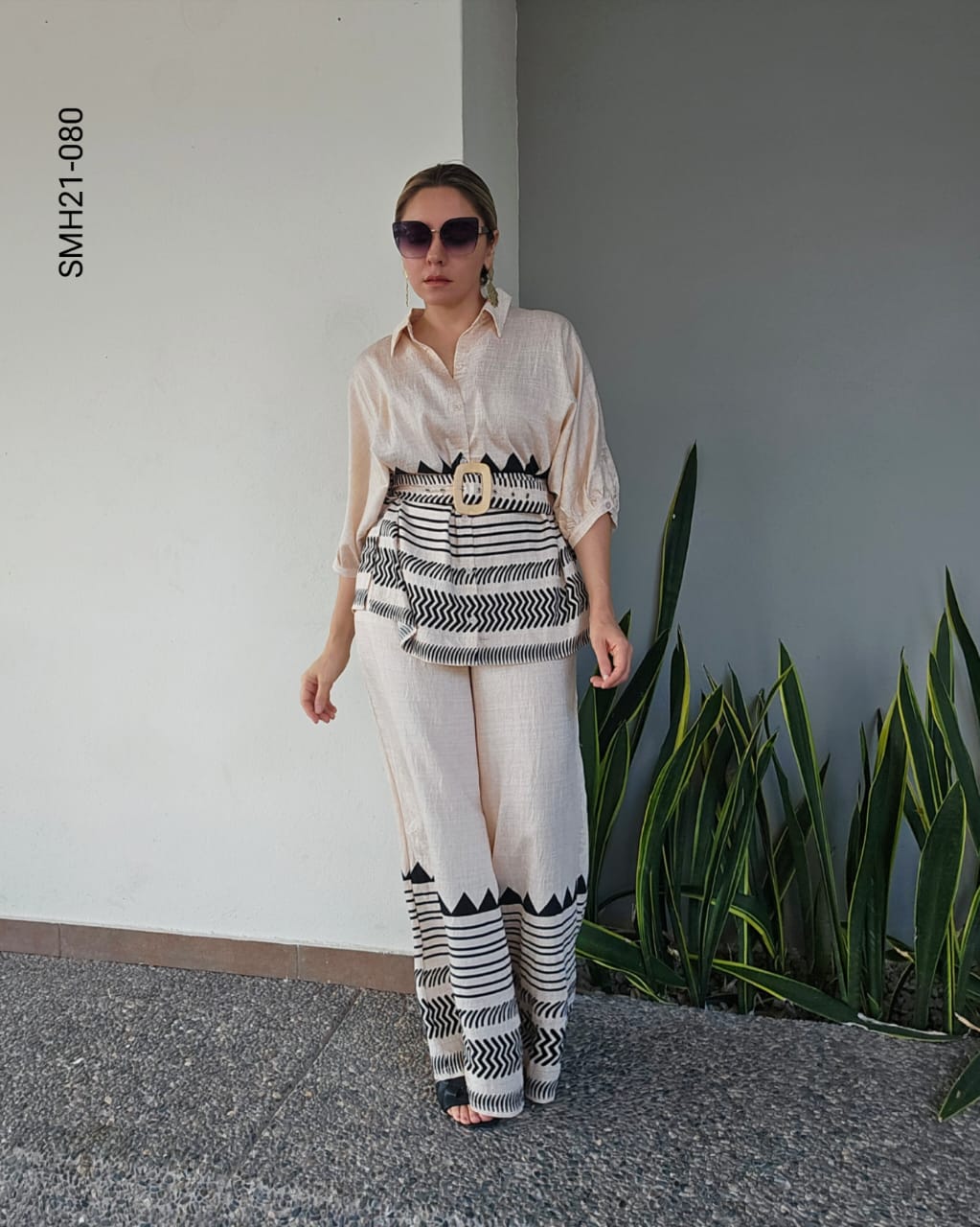 Set de Blusa camisera y pantalon U 080