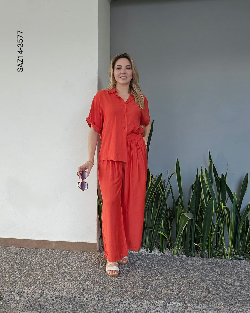 Set de blusa y pantalon N 3577