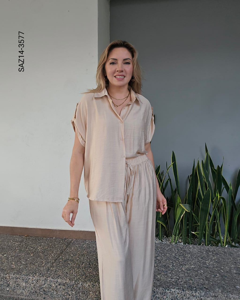 Set de blusa y pantalon N 3577