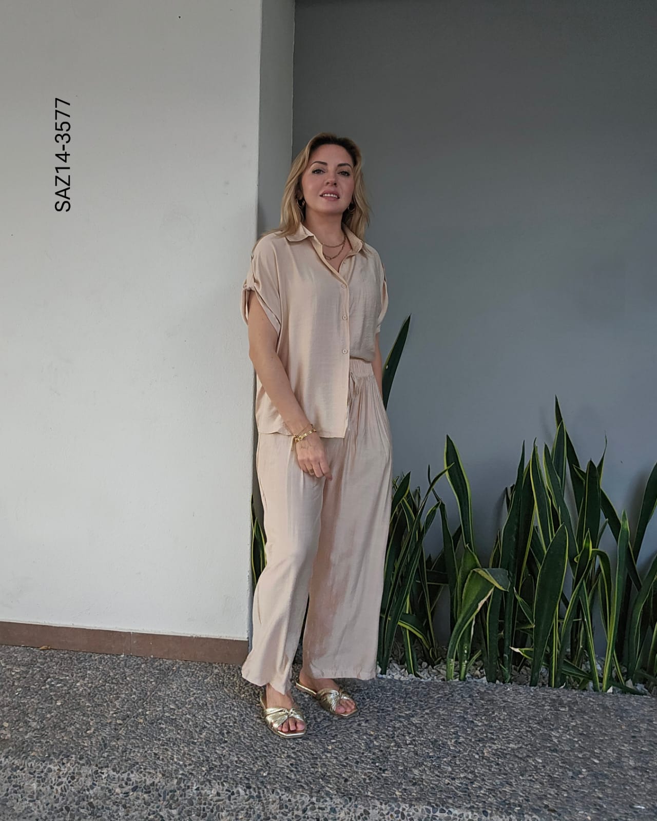 Set de blusa y pantalon N 3577
