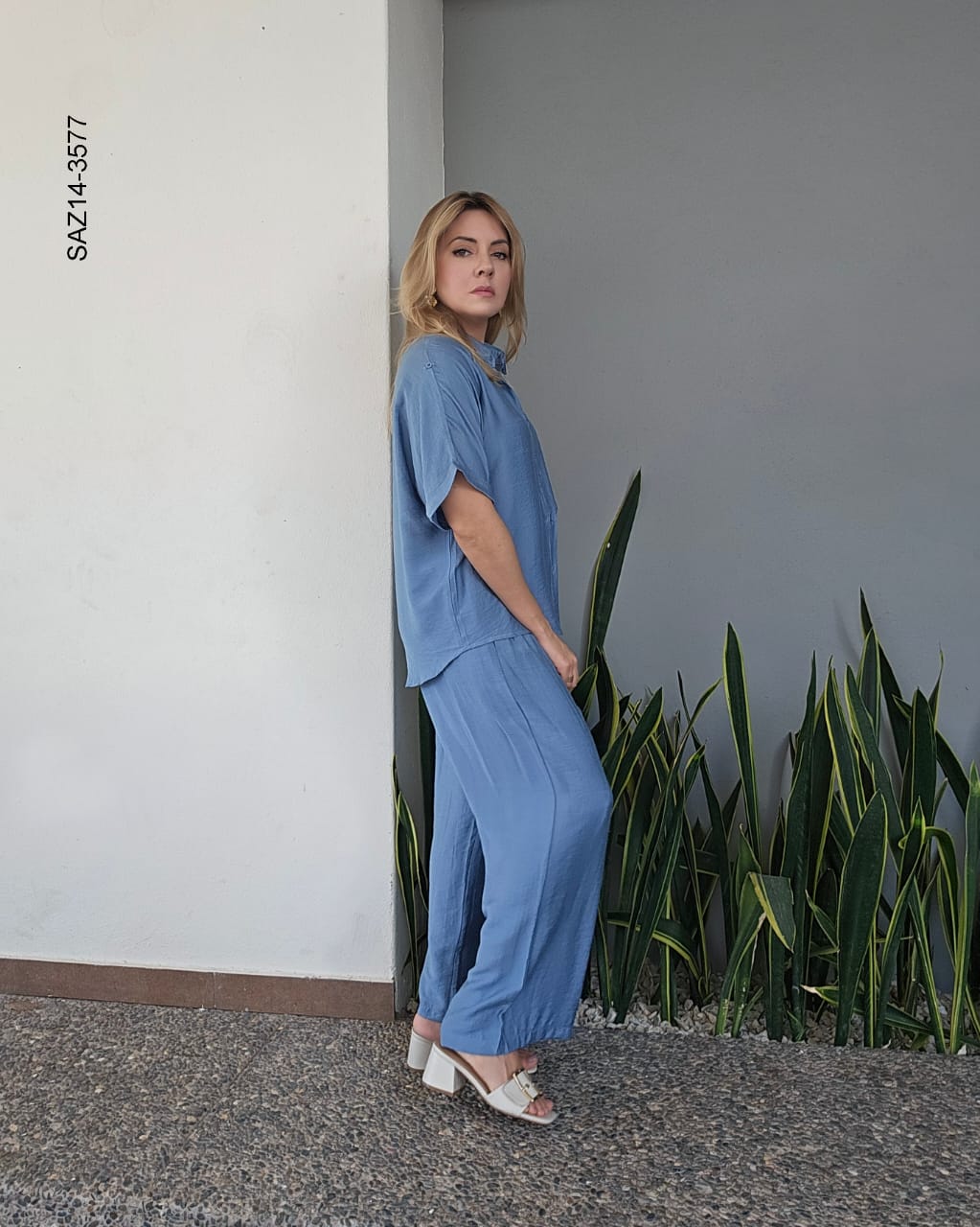 Set de blusa y pantalon N 3577