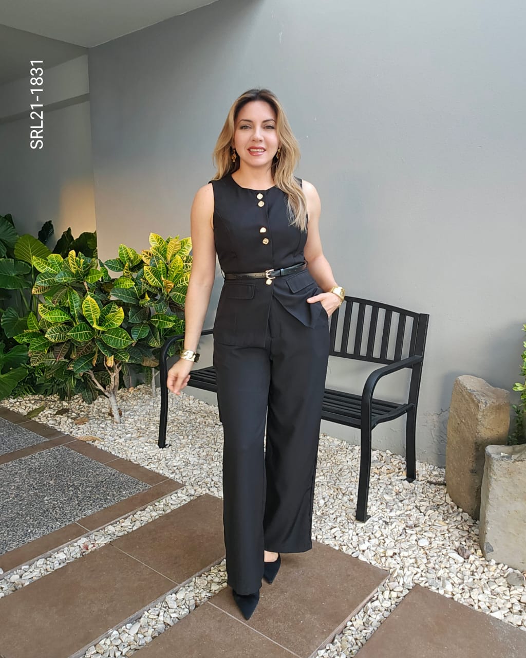 Set chaleco botones y pantalon U 1831