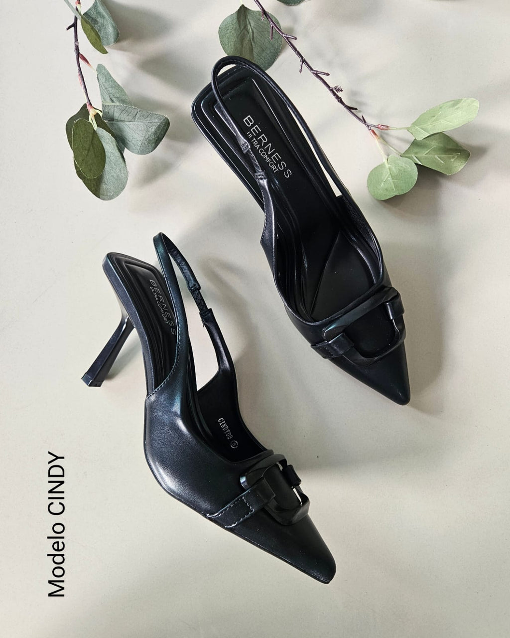 Zapatilla destalonada aguja stiletto CINDY