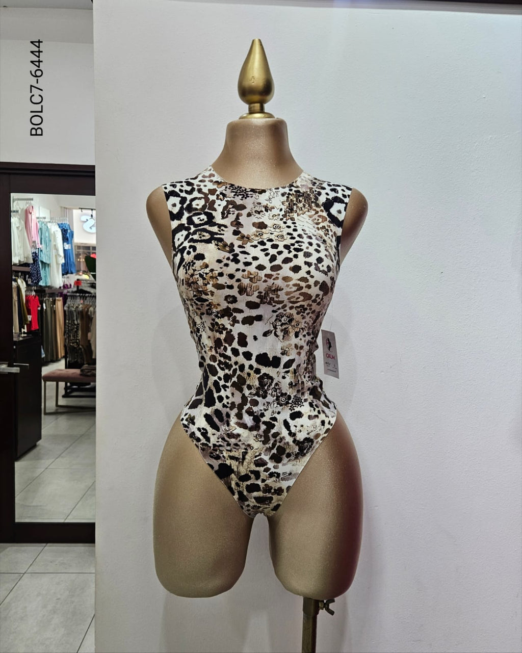 Body con estampado animal print G 6444