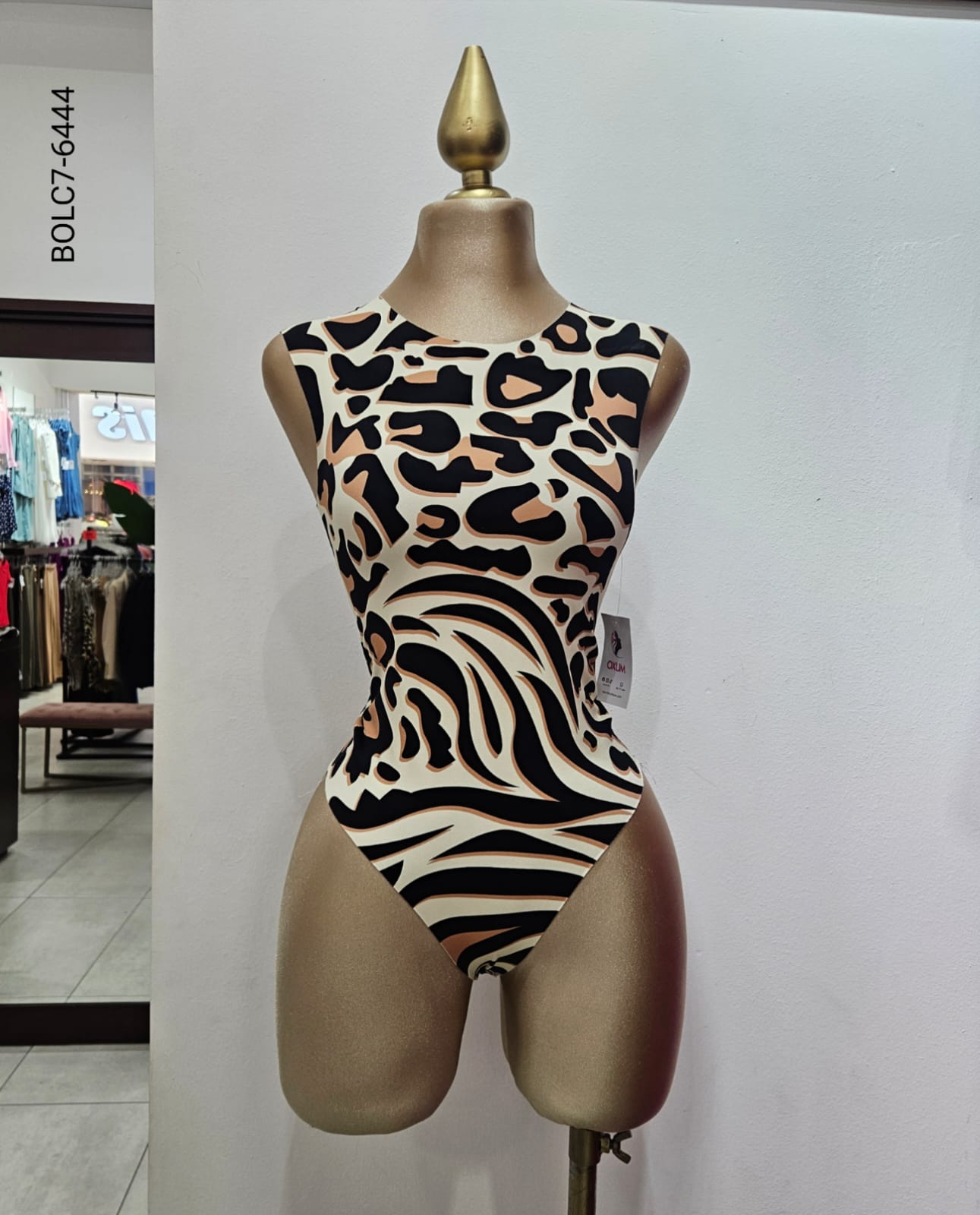 Body con estampado animal print G 6444