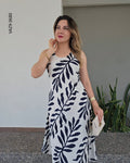 Vestido sin mangas midi corte clásico I 3680