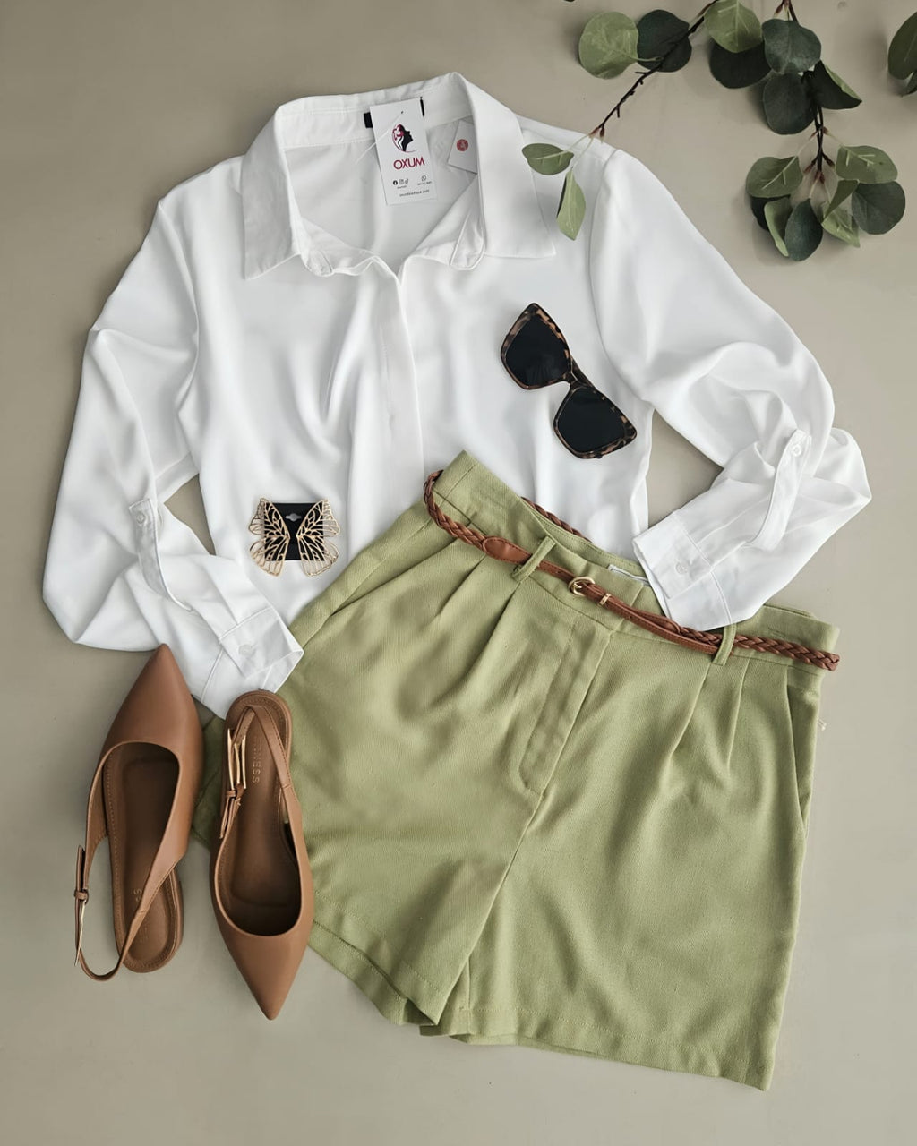 Blusa camisera manga larga  I 075