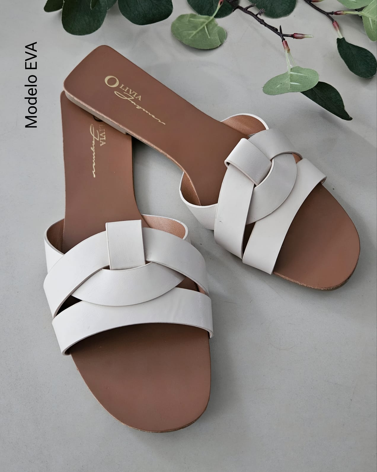 Sandalia slide minimalista EVA