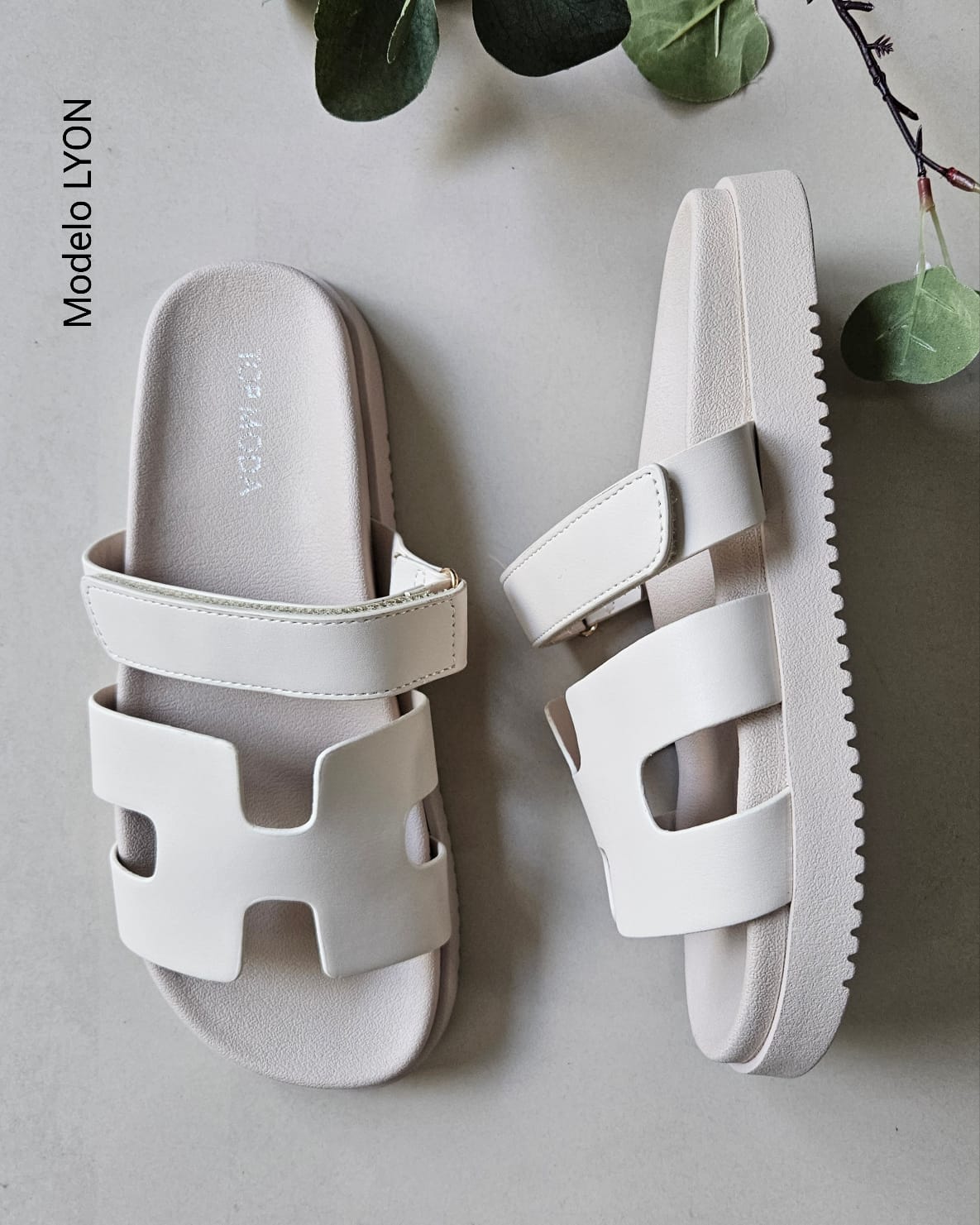 Sandalias de H plataforma velcro LYON