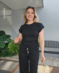 Set monocromático de blusa y pantalón L 446