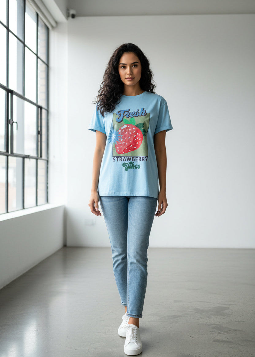 Blusa casual diseño vibrante  D 5111