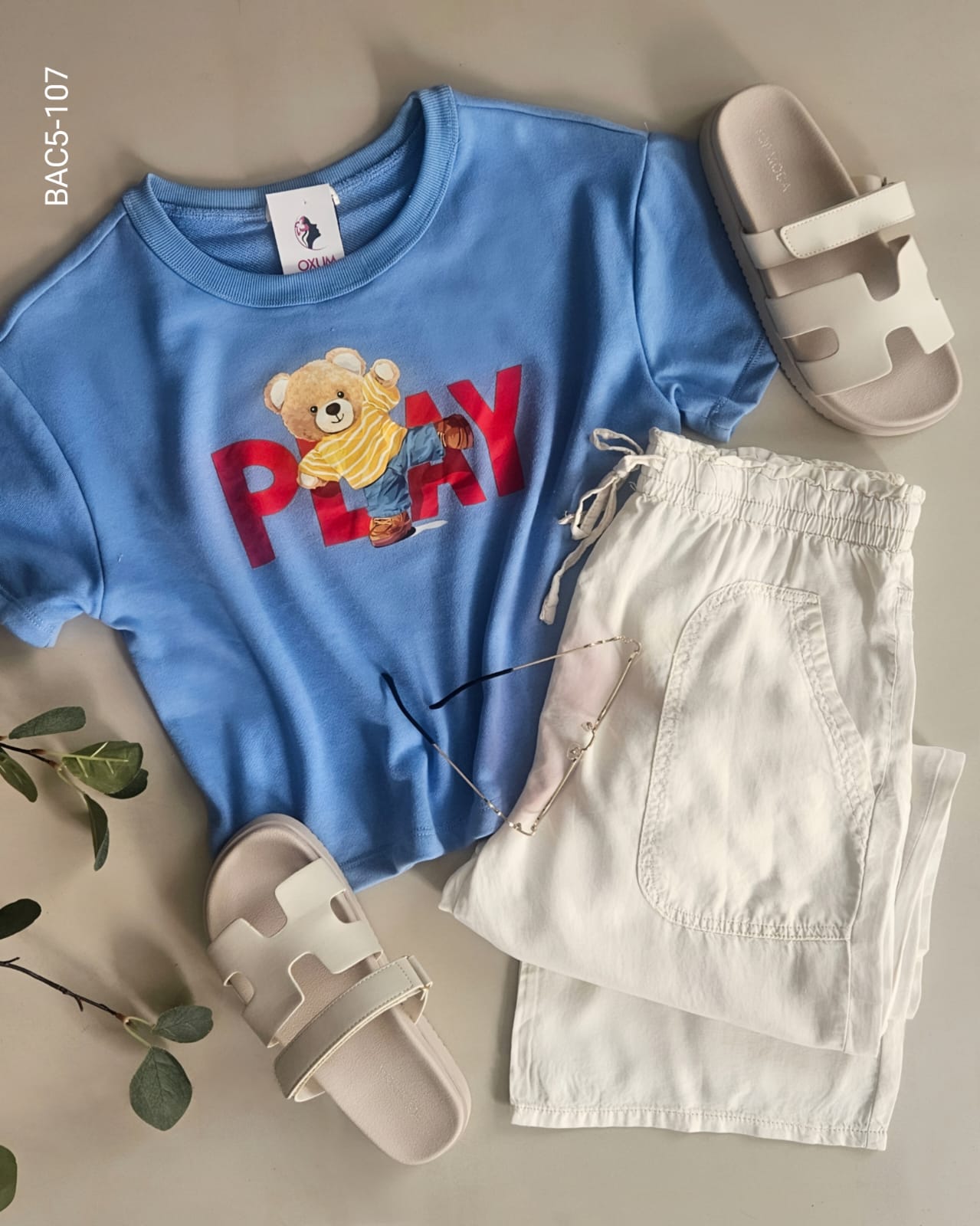 Blusa estampado osito Play  E 107