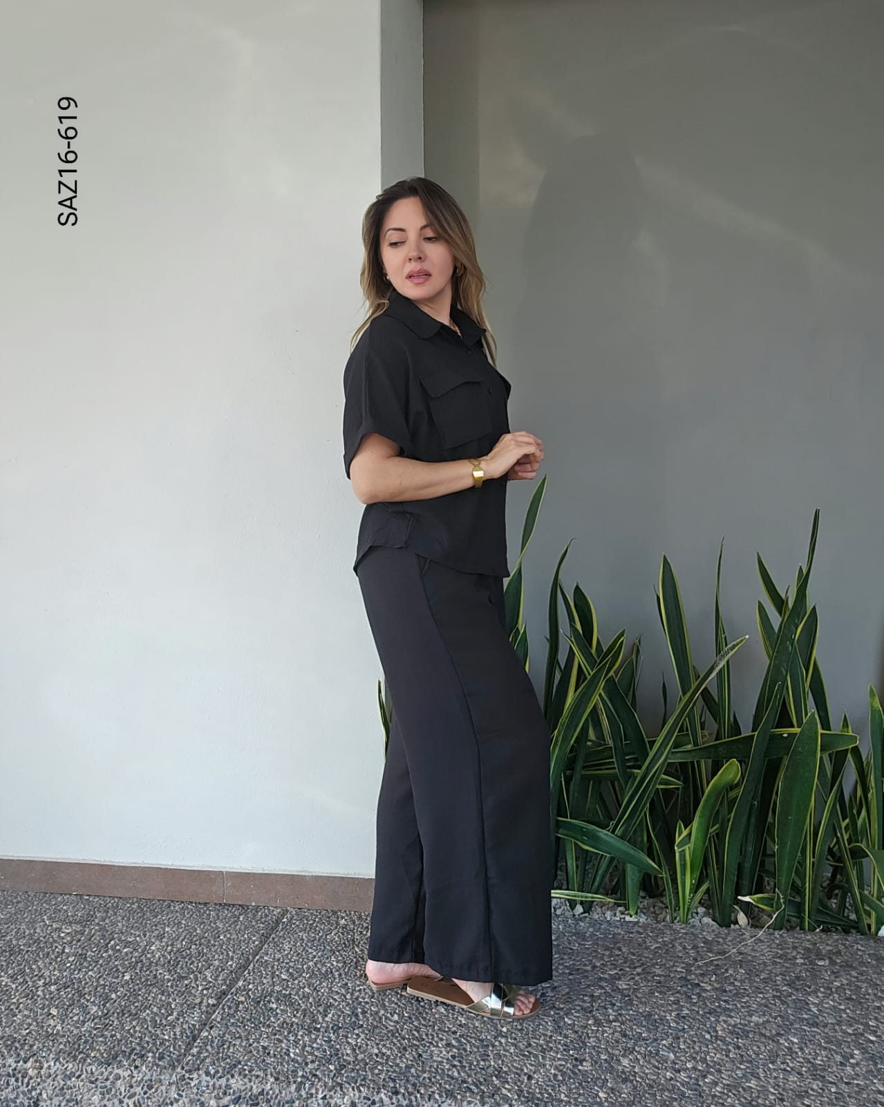 Set de camisa manga corta  y pantalón P 619