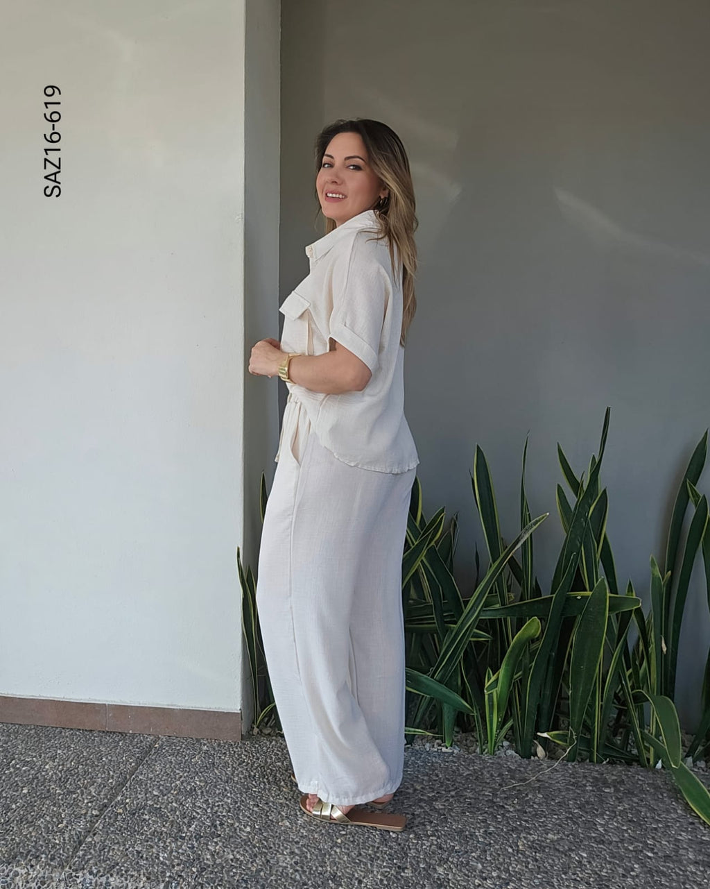 Set de camisa manga corta  y pantalón P 619