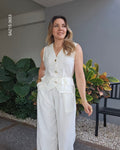 Set de chaleco botones frontales y pantalón O 3653