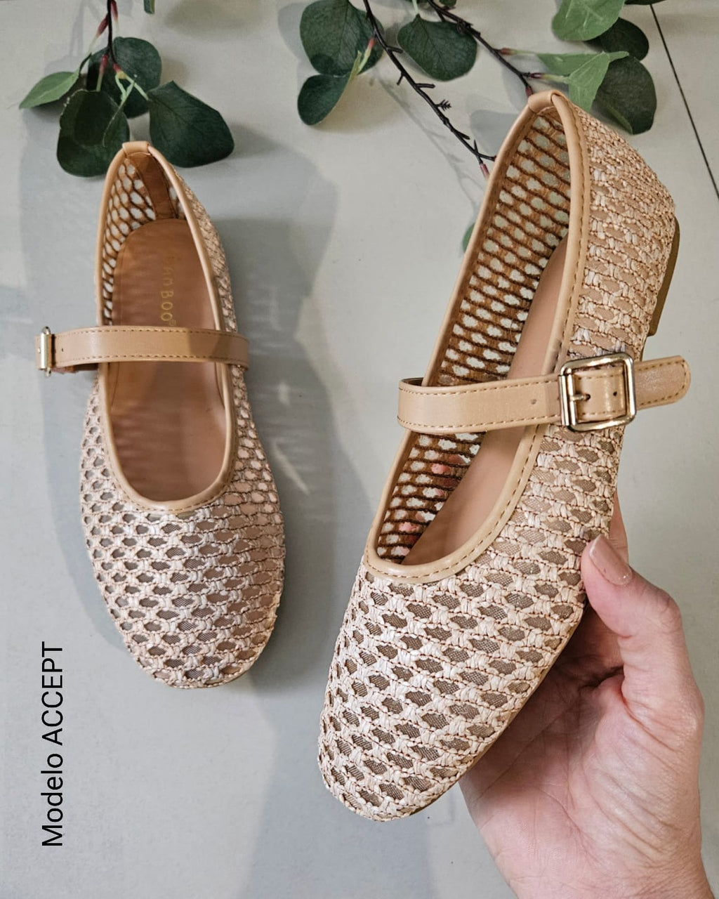 Balerinas de Red estilo Mary Jane ACCEPT