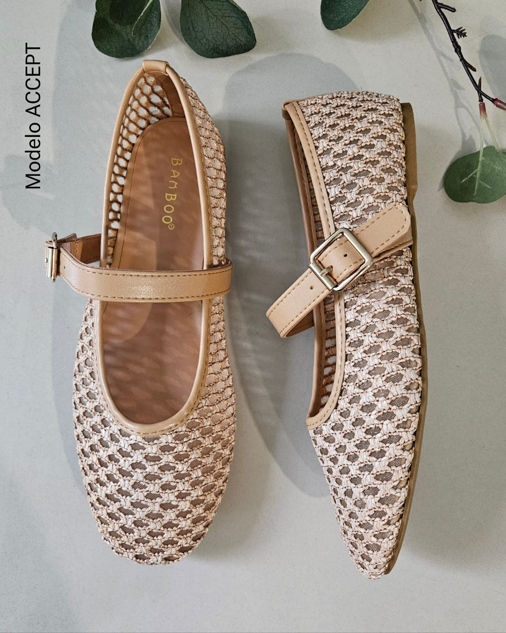 Balerinas de Red estilo Mary Jane ACCEPT