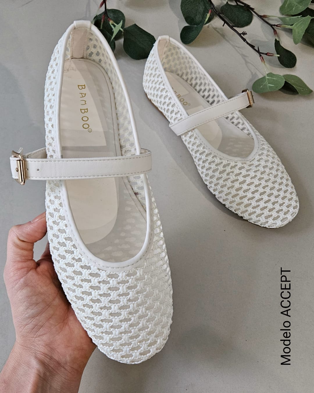 Balerinas de Red estilo Mary Jane ACCEPT