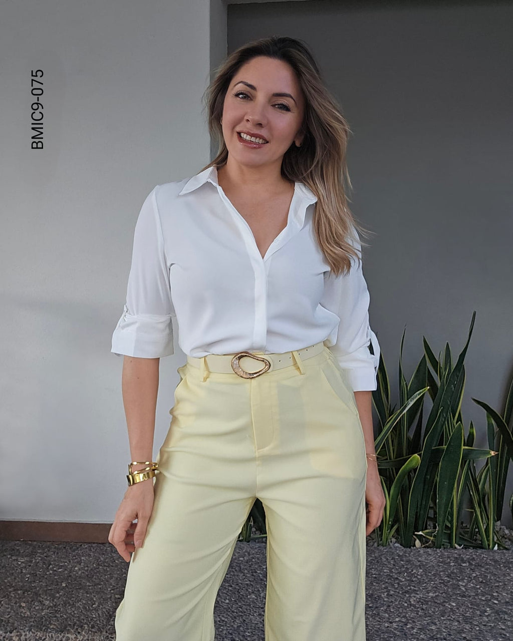 Blusa camisera manga larga  I 075